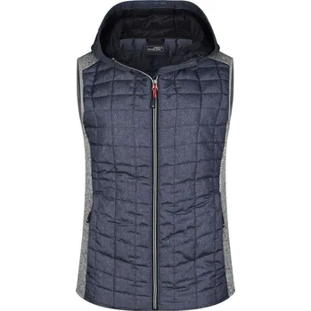 Dámská vesta JN 767 Dámská hybridní vesta Barva: světle šedý melír, Velikost: L 9100_L2