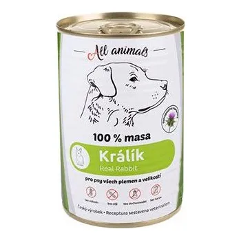 Krmivo pro psa All Animals DOG králík mletý 400g
