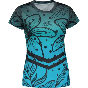 Dámské tričko Dámské funkční tričko premium ALTISPORT VOJ/ALW045TR01 EMERALD/ČERNÁ M