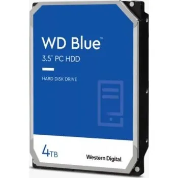 Pevný disk WD BLUE WD40EZAX 4TB, SATA III 3.5", 256MB 5400RPM, 180MB/s, CMR