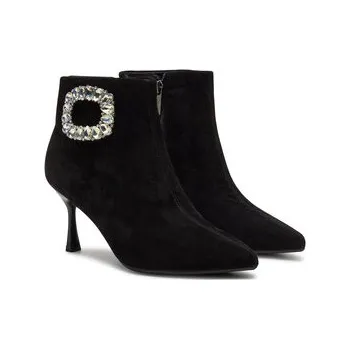 Dámské kozačky Polokozačky GOE OO2N4201 Černá 40