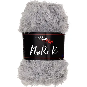 Příze Vlna-hep Příze NoRek - nejen na medvídky (chlupatá) Norek: 41027 Šedá