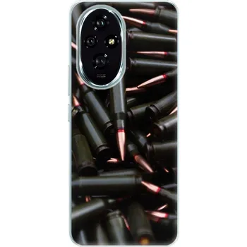 Odolné silikonové pouzdro iSaprio - Black Bullet - Honor 200