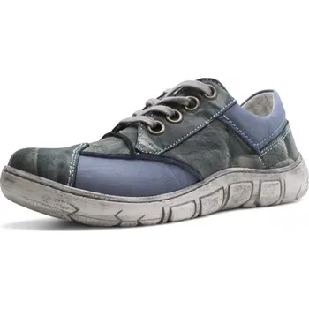 Dámské polobotky DÁMSKÉ POLOBOTKY KACPER 2-0113 784+786+784 MODRÁ Barva: MODRÁ, Velikost: 40