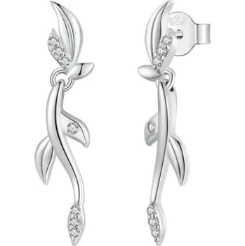 Náušnice For Silver Náušnice Větvička se zirkony - Stříbro 925