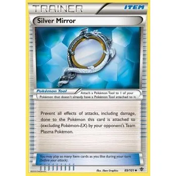 Karetní hra Pokémon PLB 089/101 Silver Mirror - Plasma Blast Stav: Excellent, Verze: NORMAL