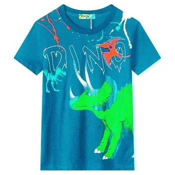Chlapecké tričko Kugo Chlapecké tričko JURSKÝ SVĚT DINO krátký rukáv modré Barva: Modrá, Velikost: 122