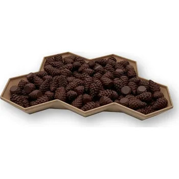 Příslušenství k deskovým hrám Woodneq Univerzální miska - pětidílná Barva: Tmavě modrá