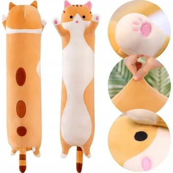 plyšák PLYŠÁK DLOUHÝ KOCOUR PLYŠOVÝ MAZLÍČEK PŘÍTULNÍČEK PÁREK HRAČKA POLŠTÁŘ TLUSTÝ HEZKÝ