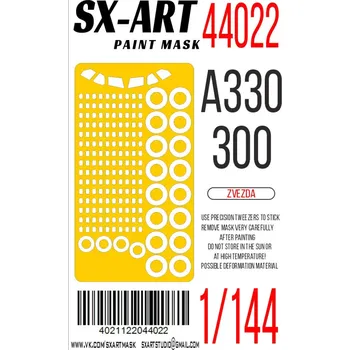 Plastikový model SX-ART 1/144 A330-300 (ZVE) Painting mask