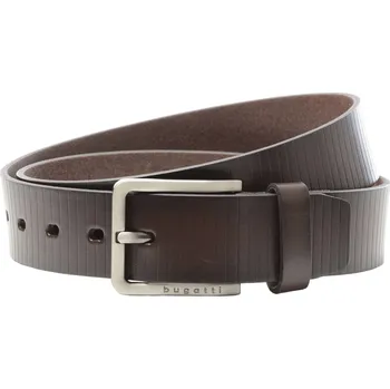 Opasek Bugatti Kožený Opasek Hnědý 100