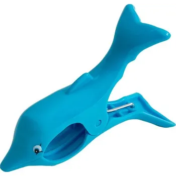 Kolíček na prádlo KUFRYPLUS Kolíček na plážovou osušku Delfín TC011