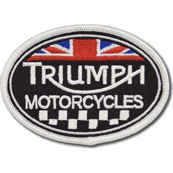 Nášivka Moto nášivka Triumph Oval 8 cm x 5 cm