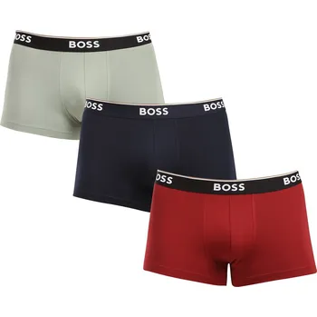 Boxerky 3PACK pánské boxerky BOSS vícebarevné (50517827 967) L Možnost vrácení zboží ZDARMA do 120 dnů!
