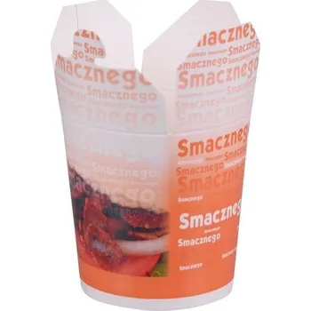 Jednorázové nádobí Toppapír Papírový box na kebab 1000ml Ø143mm 50ks