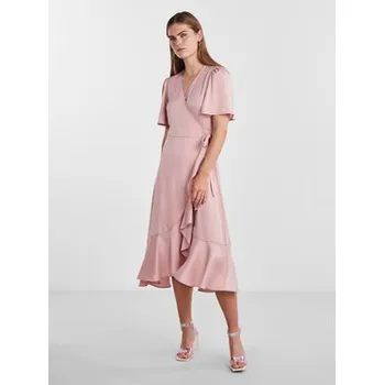 Dámské šaty YAS Koktejlové šaty Thea 26028890 Růžová Standard Fit S