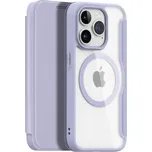 DUX DUCIS Skin X flipové pouzdro s MagSafe pro iPhone 15 Pro Max - fialové