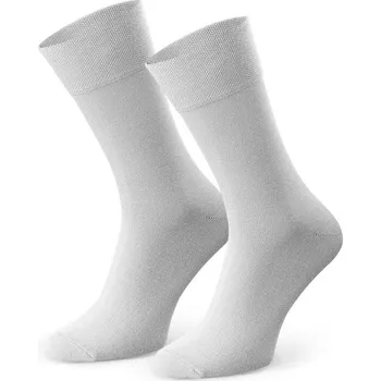 Pánské ponožky Šedé pánské bambusové ponožky Art. 086 O28, LIGHT GREY Velikost: 44/46