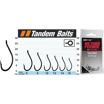 Rybářský háček Háček - Matt Finish Method Feeder Hook Specialist 10ks velikost: 6