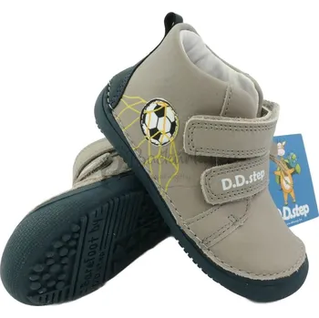 Chlapecké polobotky Dětské barefoot boty D.D.STEP S063-42833A Grey - vel. 34