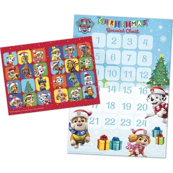 Kalendář Papírový adventní kalendář Tlapková patrola