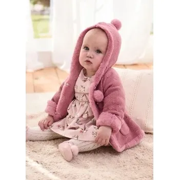 kojenecký pletený kabátek s kožíškem Mayoral 2304-79 velikost 80