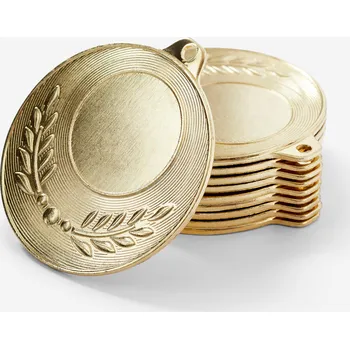 Sada zlatých medailí 50 mm 10 ks