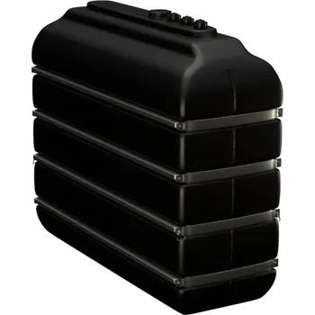 nádrž Průmyslová nádrž, objem 3000 l, černá, pro látky s maximální hustotou 1,55