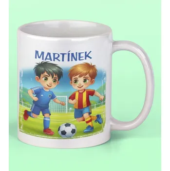 Hrnek se jménem Fotbal - Žlutá / Keramický 0,29 l