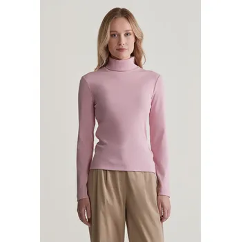 Dámský svetr ROLÁK GANT SLIM RIB TURTLENECK DUSTY PINK