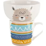 Hrnek s miskou lama 0,35 l Orion