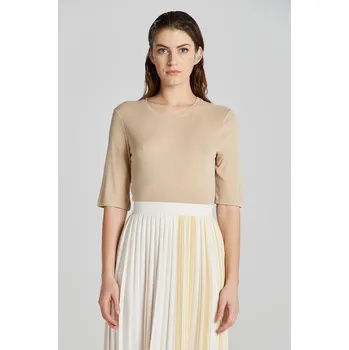 TRIČKO GANT SLIM LIGHTWEIGHT SS T-SHIRT DRY SAND