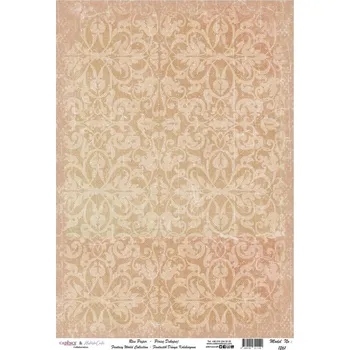 Umělecký papír Cadence Rýžový papír Cadence, A3 - Florální ornament
