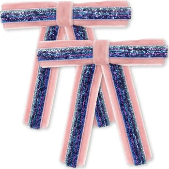 KONGES SLOJD Spony do vlasů s mašlí - MELLOW ROSE