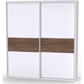 Šatní skříň Nábytek Mikulík Skříň ONYX 3 - dveře dělené (š 120-200 cm/v 240 cm) ROZMĚR: (š/v/h) 120 x 240 x 60 cm