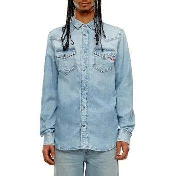 Pánská košile KOŠILE DIESEL D-VEGA SHIRT BLUE