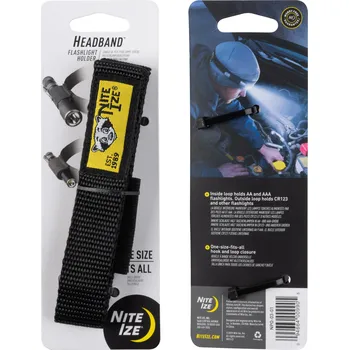 Pouzdro na brýle Držák na svítilnu Nite Ize Headband Flashlight Holder