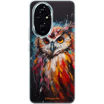 Odolné silikonové pouzdro iSaprio - Abstract Owl - Honor 200