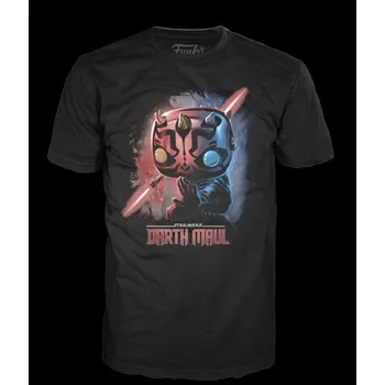Figurka Funko Boxed Tee: Star Wars: Darth Maul tričko - XL