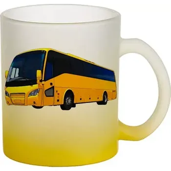 Scania A30 skleněný hrneček hrnek (HRNEČEK S AUTOBUSEM matné sklo )