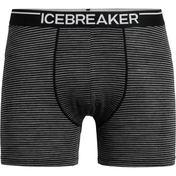 Pánské oblečení Pánské boxerky Icebreaker Mens Anatomica Boxers Velikost: XL / Barva: černá/šedá