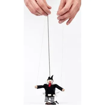 Dřevěná hračka Gerlich Dřevěná loutka Čert Bruno