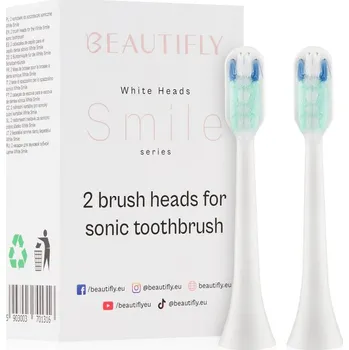 Elektrický zubní kartáček Beautifly White Smile Toothbrush Tips náhradní hlavice pro zubní kartáček 2 ks