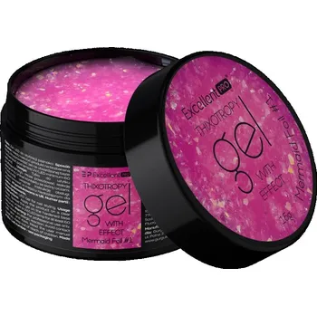 Lak na nehty Excellent PRO Tixotropní gel na nehty s effektem Mermaid Foil #1,15g