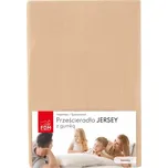 Prostěradlo JERSEY béžové - 120 x 200