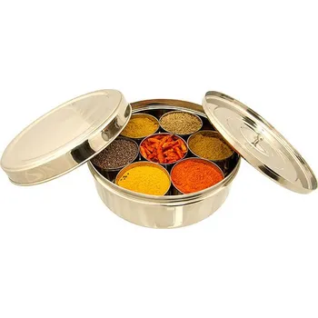 Dóza na potraviny Nerezová dóza na koření s víkem