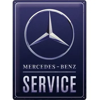 Plechová cedule Postershop Plechová cedule: Mercedes-Benz Service - 30x40 cm