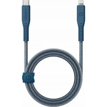 Datový kabel Energea USB kabel ENERGEA Flow USB-C - Lightning C94 MFI kabel 1,5m modrý/modrý 60W 3A PD Fast Charge