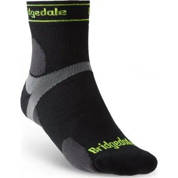 Pánské termo ponožky Bridgedale Trail Run UL T2 MS 3/4 Crew Velikost: S, Barva: black/845