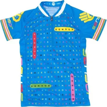 cyklistický dres SENSOR dres dětský TYPE EVO modrá Velikost: 150